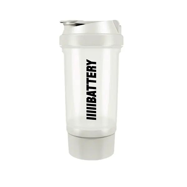 Battery - Šejker Plus 550ml beli